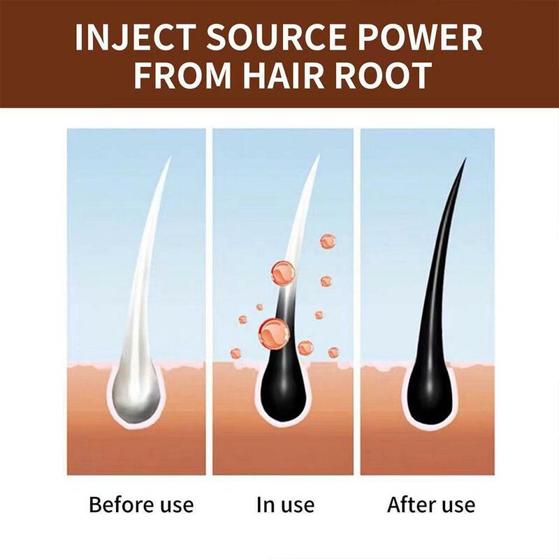 Sabun sampo Polygonum Multiflorum minyak rambut cair rambut perawatan Hitam Minyak Sabun kontrol Shamp Z4h8