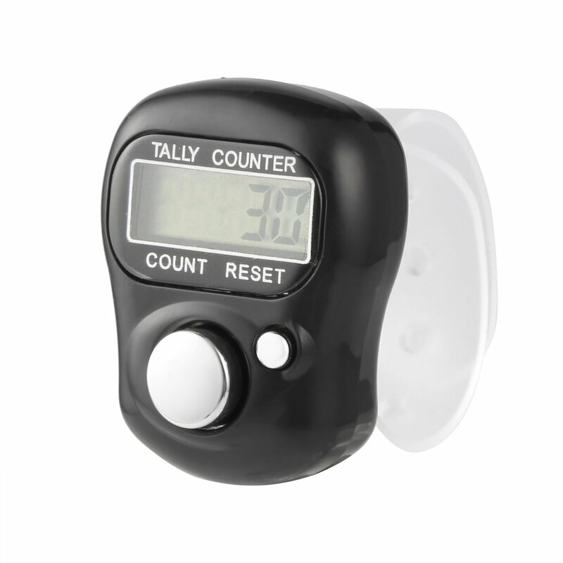 Portable Mini 5-Digit LCD Screen Electronic Screen Digital Universal Hand Held Finger Ring Tally Counter For Outdoor Sports