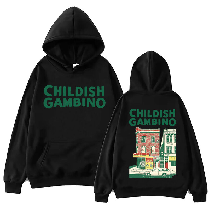 Sweat à capuche Childish Gamb37, pull Hip Hop Harajuku, sweat-shirt de musique populaire, cadeau GérGift