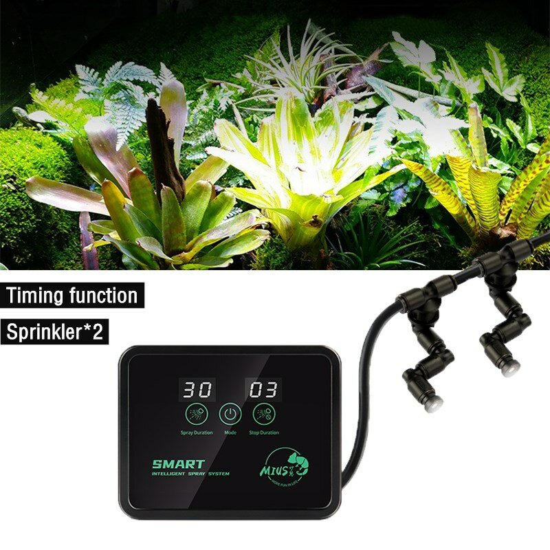 Fogger Reptile Intelligent Timer, Humidificador eletrónico, Kit de sistema automático de nebulização, Spray de água Rainforest, Controlo de terrários, 2024