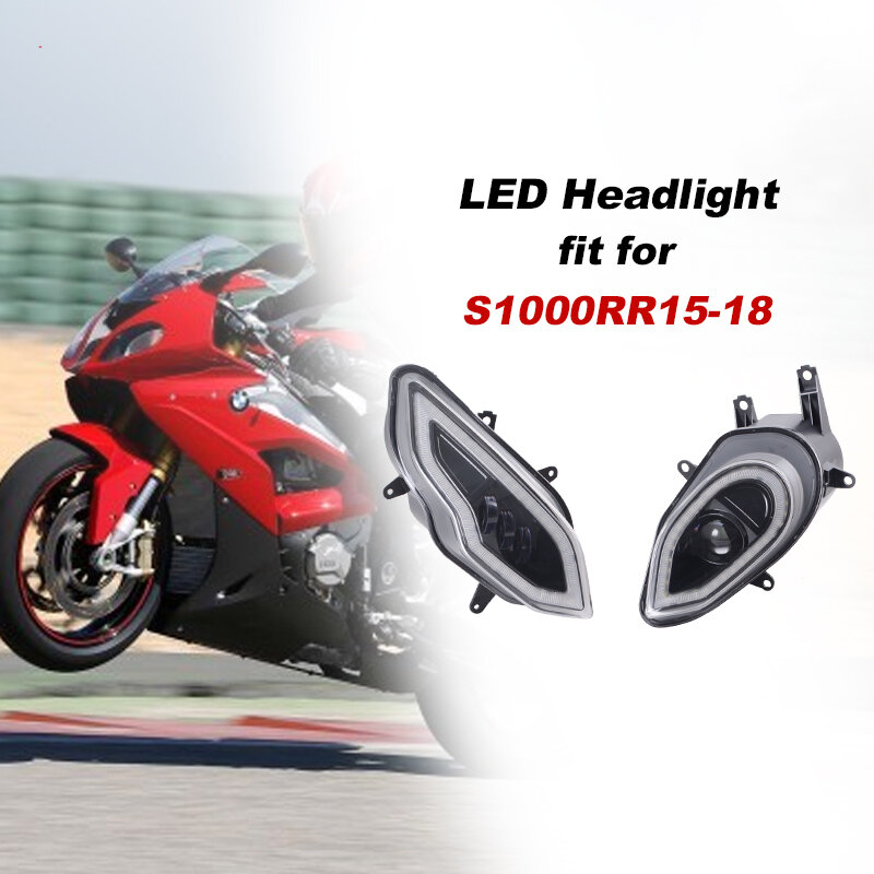 LED Angel Halo Headlight Assembly for B-MW S1000RR 2015-2018