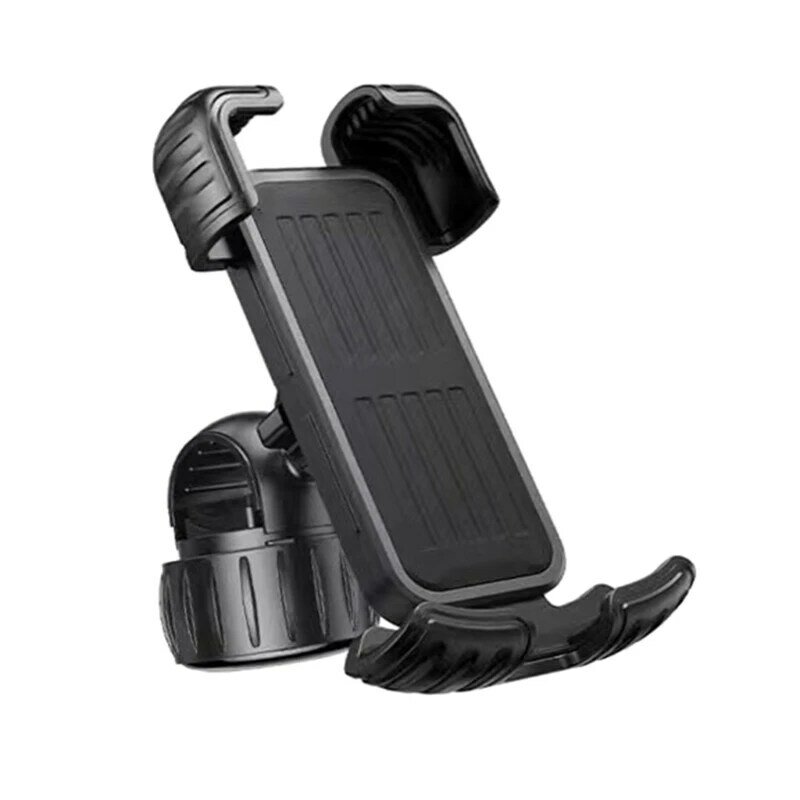 Dudukan Ponsel Sepeda Motor Setang Sepeda Dudukan Ponsel Aluminium Pegangan Fleksibel Dukungan untuk Ponsel Pintar 4,7-7".