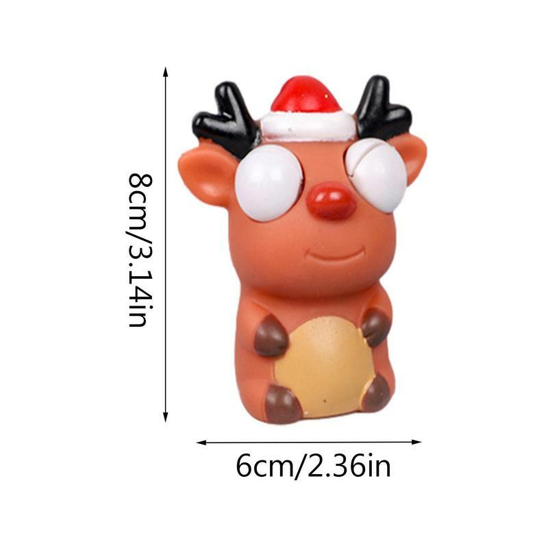Mainan Remas mainan Natal mainan Fidget kartun aman mainan Remas lucu lucu hadiah Natal dengan manusia salju Santa rusa kutub