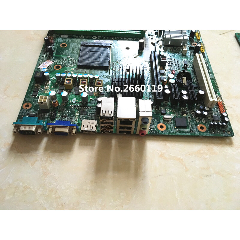High Quality Desktop Motherboard For Lenovo ThinkCentre A63 M77 880G A880M RS880PM-LM V1.0 03T6227 Fully Tested