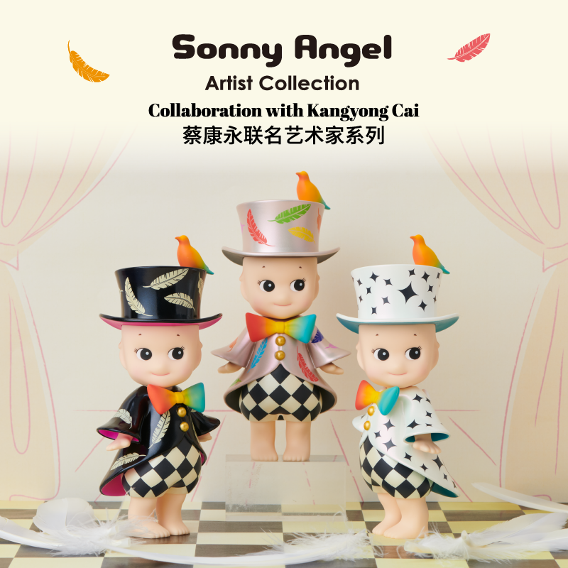 Sonny Angel-공동 브랜드 아티스트 시리즈 리미티드 완구, 카자 미스터리 박스 장난감, 소녀 애니메이션 피규어 귀여운 모델, 무료 배송 아이템