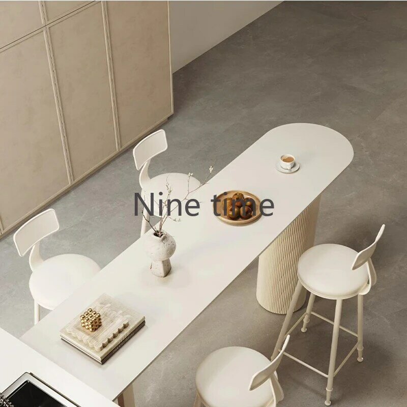 Nightclub Tall Bar Table Reception Bistro Drink Nordic Bar Counter Table Wall Party Muebles De Cocina Living Room Furnitures