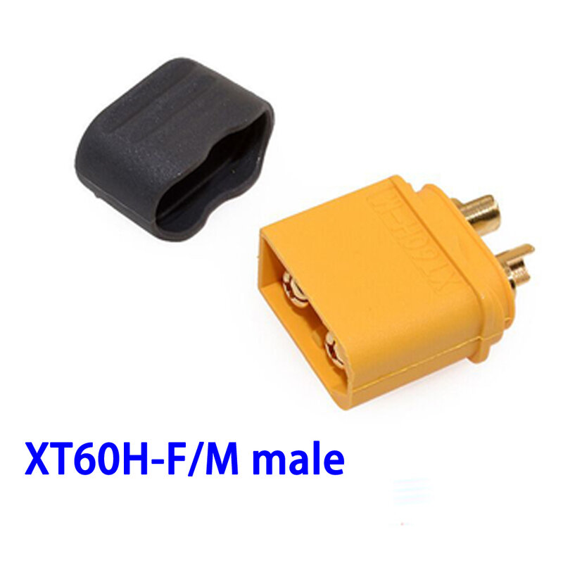 1 pces 1 par xt60 xt90 XH60-H-M macho e fêmea aero modo uav interface t plug conector de interface conector da bateria plugue