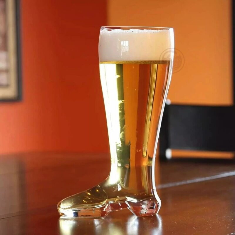 Buty szklane kufel do piwa rzemiosło piwne kufel do piwa szkło wodne duża pojemność gazowane samo szkło 50ML-2450ML kubek o dużej pojemności