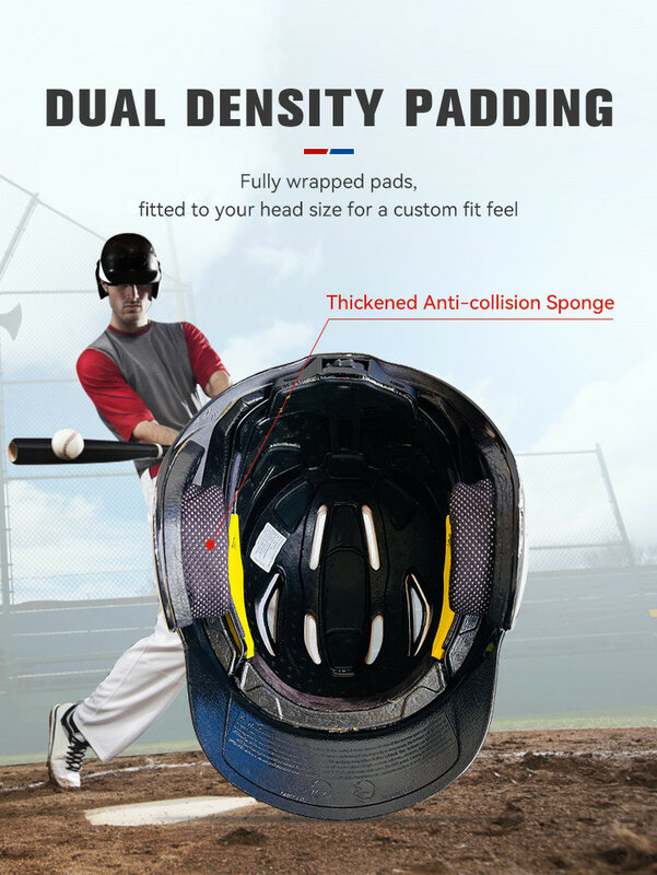 MOON ABS Shell Baseball Catchers caschi protezione per la testa resistente agli urti casco da battuta da Baseball