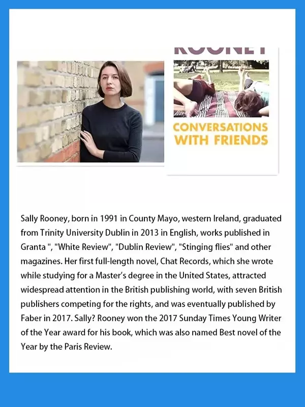 Juego de 3 libros de conversación con amigos, personas normales, mundo hermoso, donde estás Sally Rooney, vida novedosa, ficción para adultos, Livro