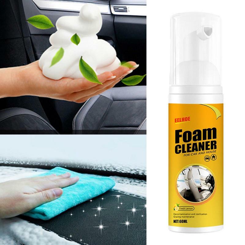 Limpiador de espuma multiusos para coche, limpiador de piezas de freno de puerta, sin enjuague, para el Interior del coche