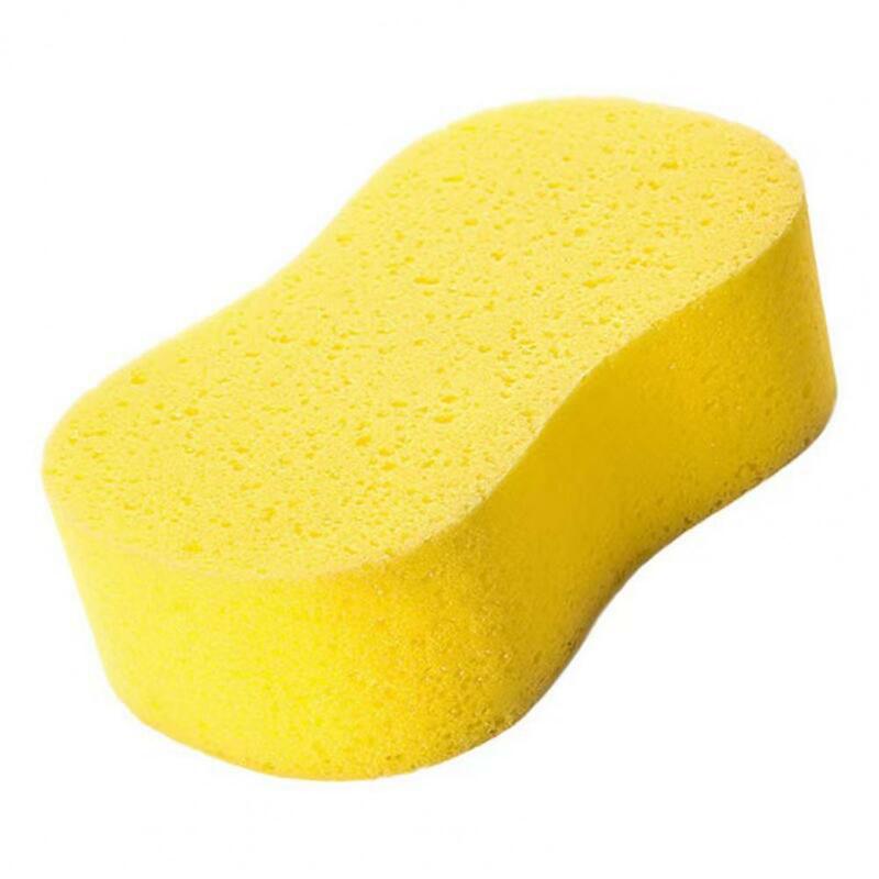 Waxing Sponge Soft Polishing Simple High Density Quick Drying Clean Dust Hand Tool Honeycomb Car Yellow Sponge Block for Car