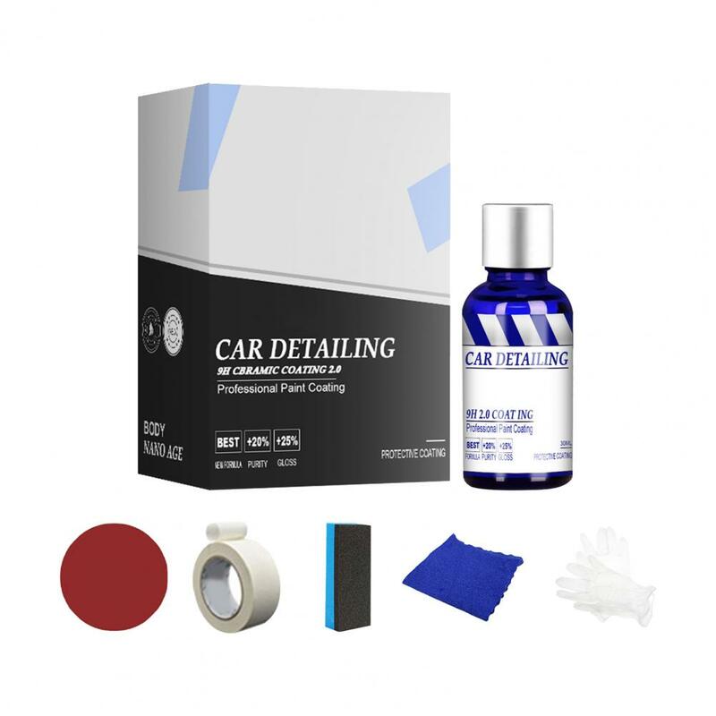 30Ml/50Ml Keramische Coating Waterbestendig Sneldrogende Handig Polijsten Polymeer Verf Bescherming Kit Voor auto