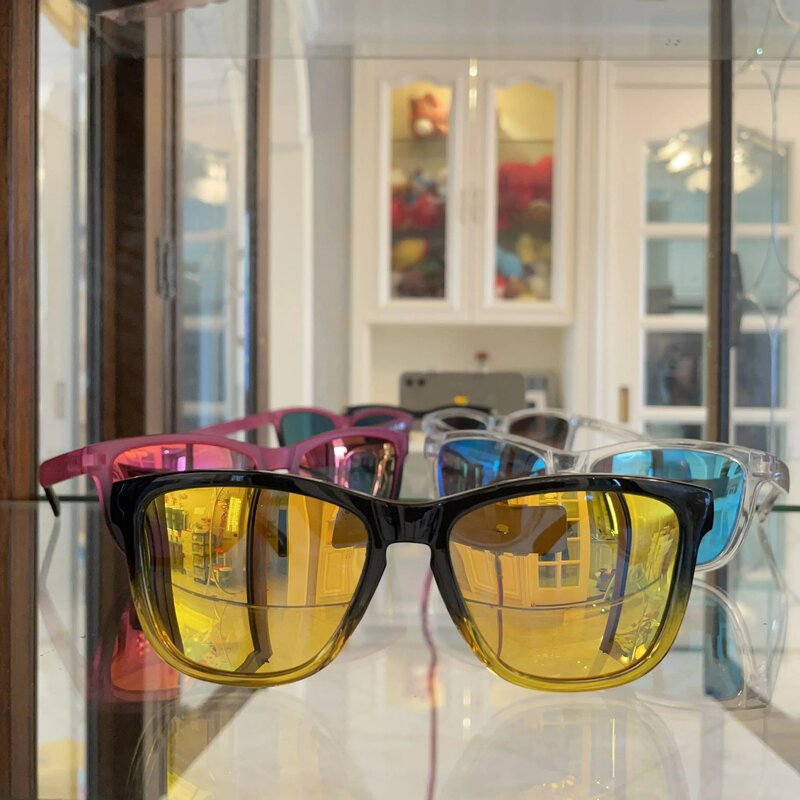 Dokly 여성용 레트로 브랜드 패션 선글라스, 노란색 렌즈 편광 선글라스, UV400 안경