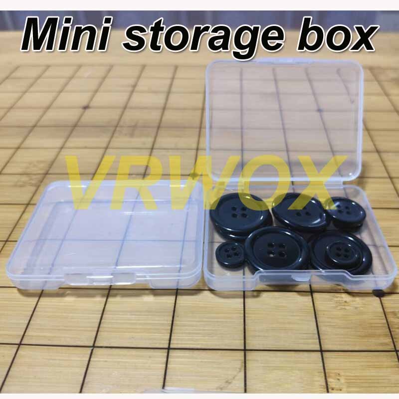 5Pcs PP Storage Box Mini Transparent Plastic Case Container Square Rectangle Packaging Box for Jewellry Beads Small Items