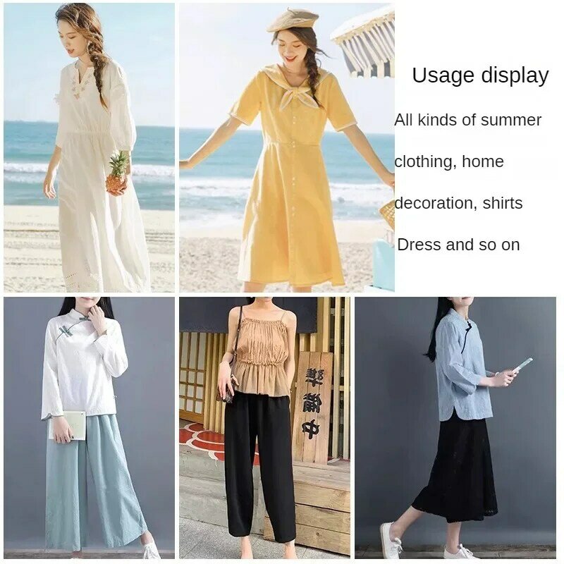 Jacquard Stoff von Meter für Kleider Cheong sam Röcke Hemden DIY Nähen Baumwolle Rayon weiches Sommer tuch dünn atmungsaktiv weiß