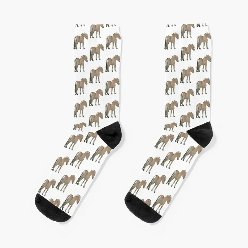 Носки Fjord Horse спортивные детские кавайные дизайнерские Брендовые мужские носки роскошные Брендовые женские