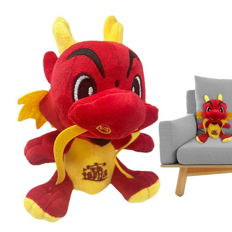 Stuffed Animal Dragon Plushie Toy, Plush Dragon, Bonito e Confortável, Presente para Crianças, Menina e Menino, Aniversário, Design