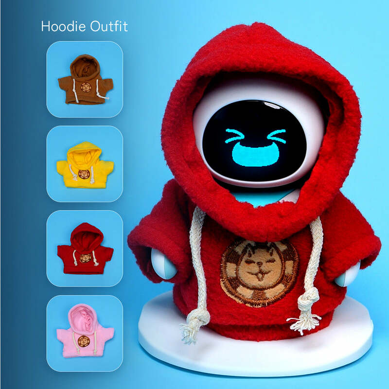 Outfit Clothes Hoodie Outfit suitable for Eilik robot (only cloth)