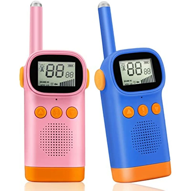 Walkie-talkie rechargeable pour enfants, adapté aux jeux de camping en plein air, cadeau d'anniversaire et de noël