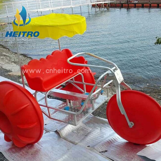 HEITRO-Water Bike para adultos, lazer aqua bicicleta, 3 rodas grandes, barcos a pedal, triciclo para venda