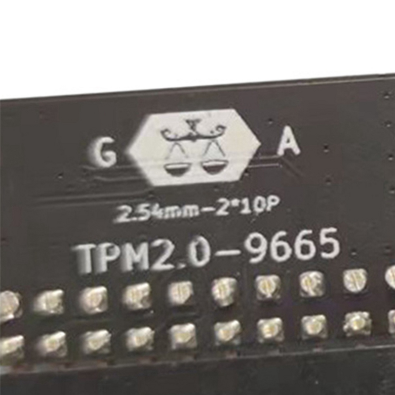 2 шт., модуль защиты LPC 20Pin для ASUS TPM-L R2.0/Gigabyte, совместимый с Trust платформенный модуль 20-Pin 20-1 L2P7