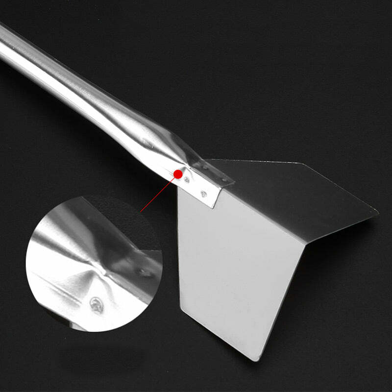 2PCS Stainless Steel Drywall Corner Trowel Wall Corner Putty Mud Smoothing Construction Internal And External Corner Tools