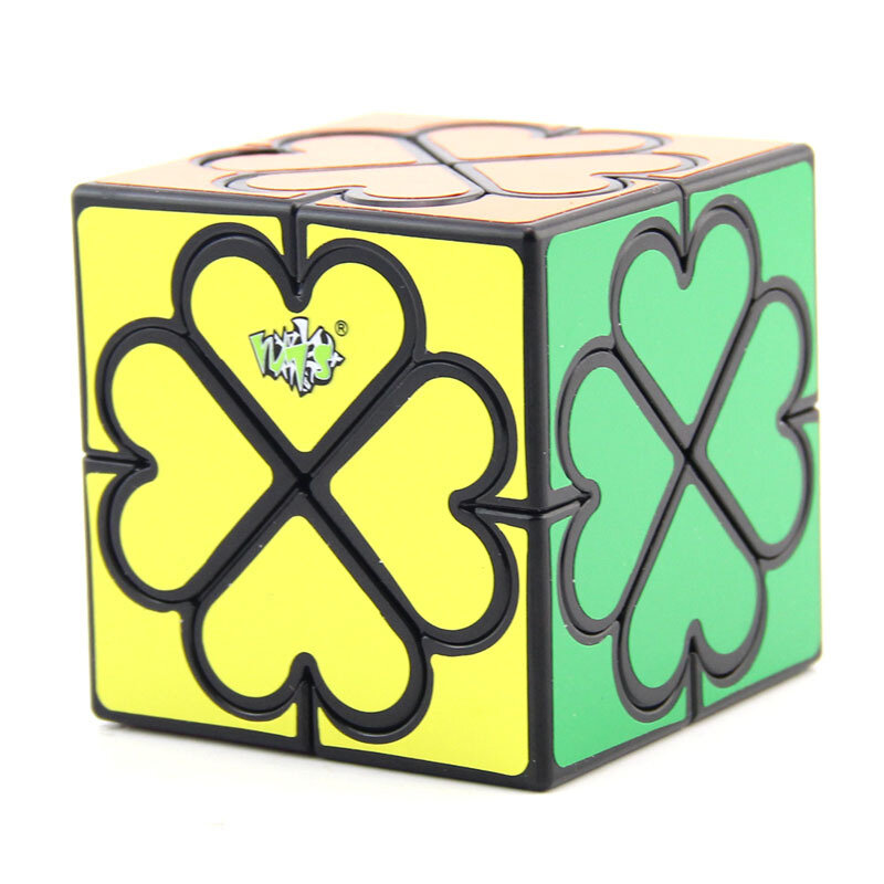 Cubo mágico em forma de coração forma estranha cubo mágico especial cubos de engrenagem cubo mágico puzzl crianças brinquedos educativos crianças presentes