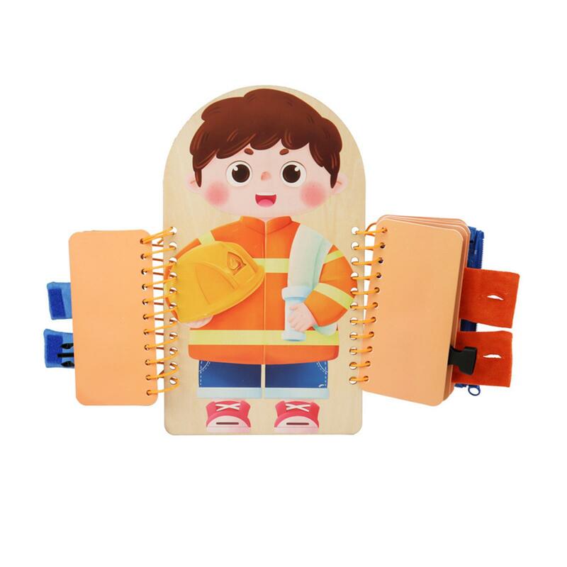 Montessori Busy Board Toy para crianças, brinquedos educativos, habilidades motoras finas, meninos e meninas, Baby Party Favor
