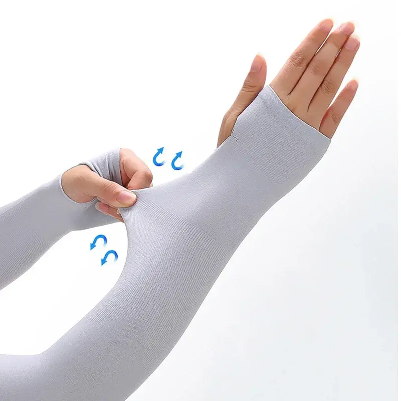 Manchons protège-bras unisexes pour hommes et femmes, gants de sport, protection solaire, protection UV, course à pied, pêche, cyclisme, ski