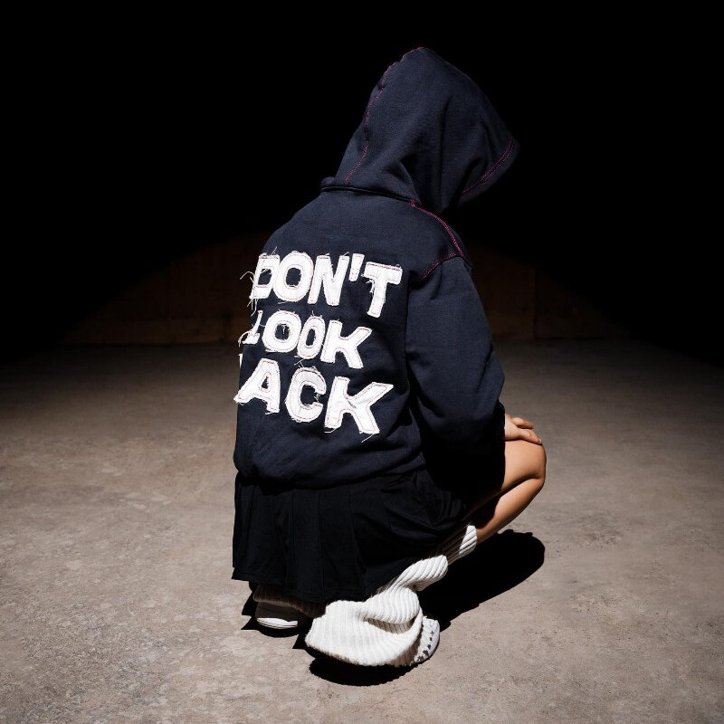 Толстовка Y2K с капюшоном в готическом стиле, винтажный узор в стиле Харадзюку, уличная одежда в стиле хип-хоп, пуловер оверсайз, Модный свитшот