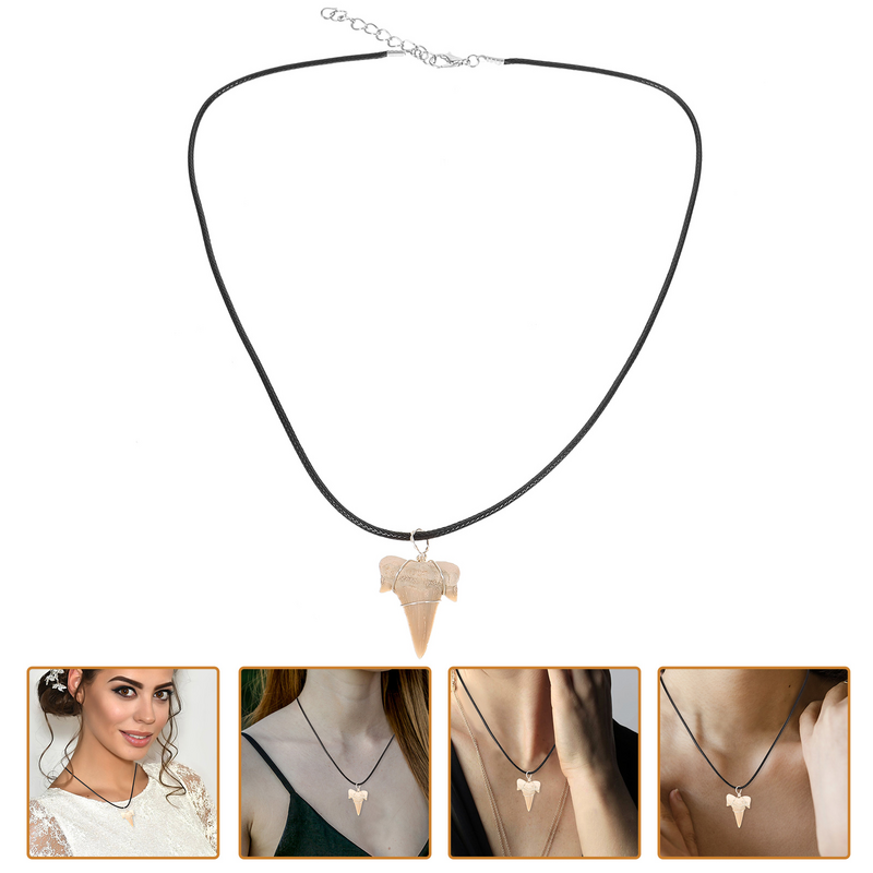 Sharks Tooth Necklaces Necklacesative Necklaces Sharks Teeth Pendant for Men and Women
