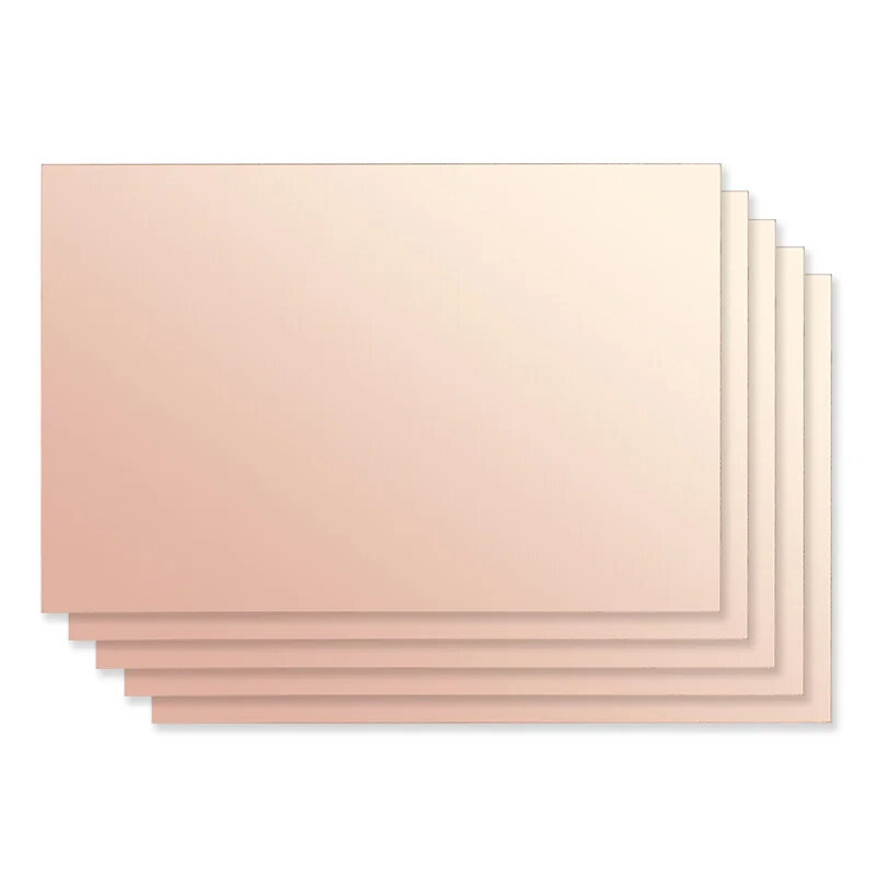 유리 섬유 구리 클래드 라미네이트, PCB 단면 프로토타입 보드, DIY 라미네이트 인쇄 회로 기판, 10x15cm, 50 개, 10x15 FR-4