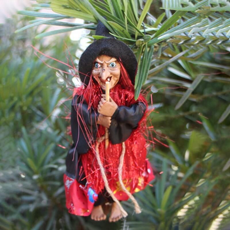 Good Witch Ornament  Long Lifespan Attractive Hanging Ornament  Halloween Witch Figurine Hanging Decoration
