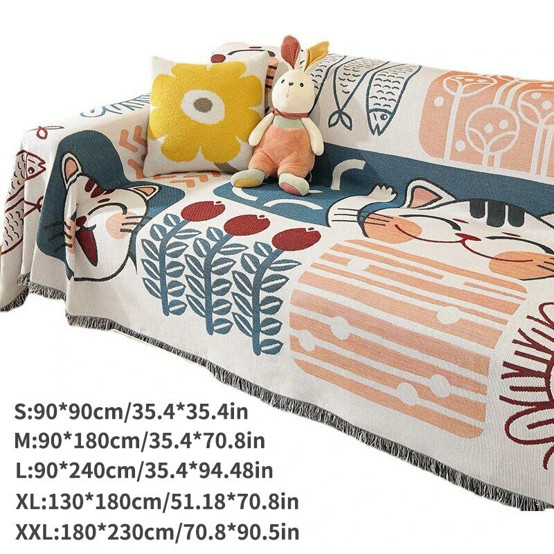 Luxus Sofa Kissen Cartoon Sitz Sofa Abdeckung Haustier praktische Möbel Schutz Feld vier Jahreszeiten Plüsch Kinder Teppich