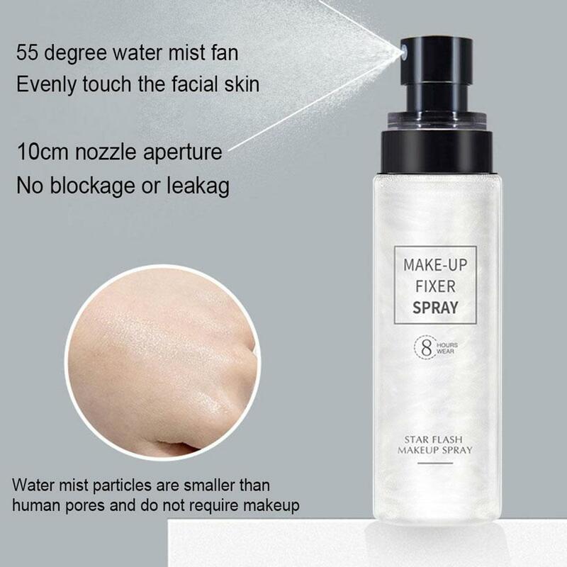 Makeup Setting Spray Moisturizing Hydrate Lasting Make Beauty Natural Cosmetics Control Refreshing Matte Fixer Quick Face O T3J4