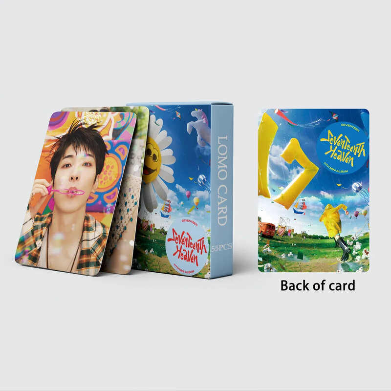 Kartu foto Kpop Attacca LOMO, 55 buah/set, Album baru, Heaven, kartu Lomo, kartu foto anak laki-laki, kartu foto untuk hadiah koleksi penggemar