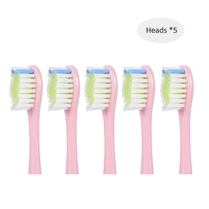 CANDOUR-Cabezal de cepillo de dientes eléctrico sónico, cabezales reemplazables, suave, Dupont, cd5166, cd5168, cd5133