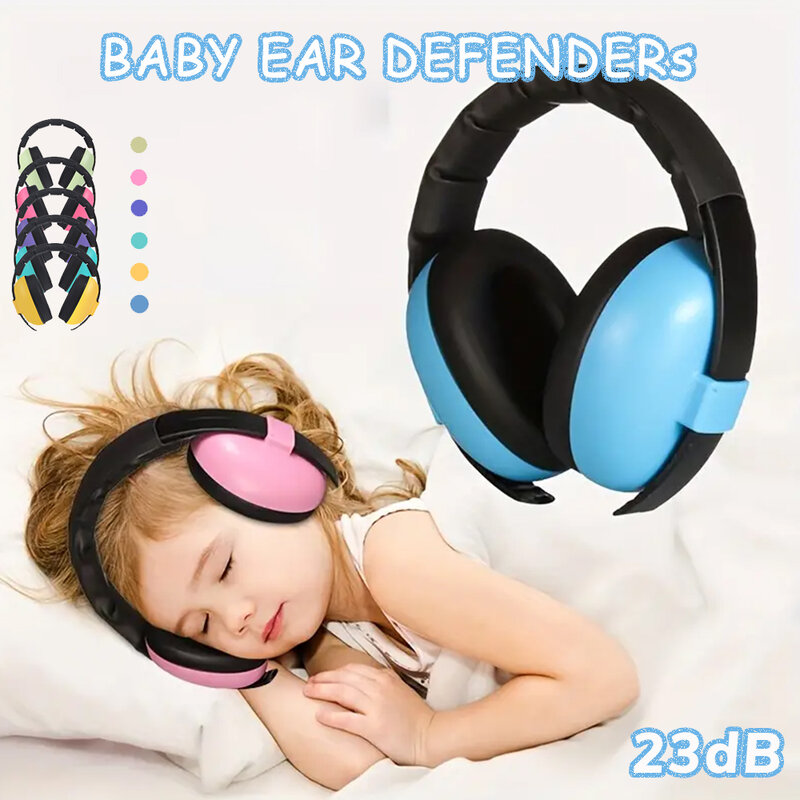 Cuffie con cancellazione del rumore per bambini cuffie con protezione dell'udito per bambini protezioni per le orecchie morbide riduzione del rumore sicurezza per i bambini dell'autismo