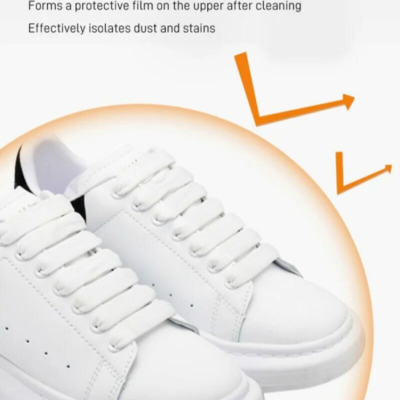 Mikro kaiser Trocken reinigungs mittel der perfekte Begleiter für weiße Schuhe.