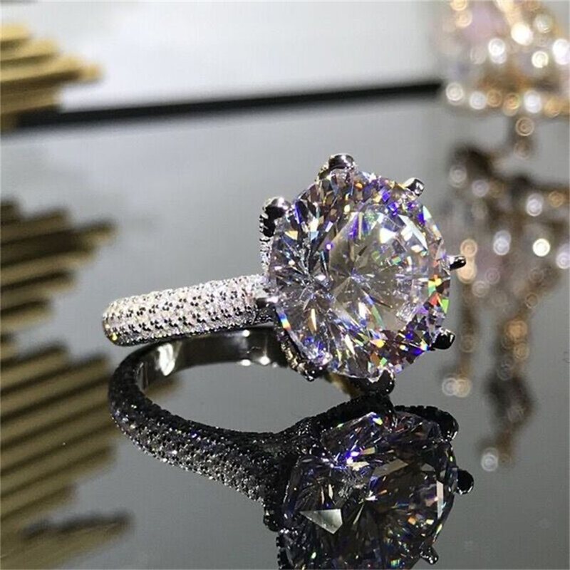 Новые Кольца для женщин, свадебное кольцо с блестящим кубическим цирконием, Высококачественное универсальное женское кольцо на палец, ювелирные изделия