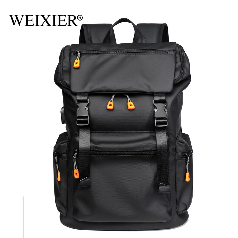 Рюкзак WEIXIER для мужчин, Вместительная дорожная сумка для бизнеса и отдыха, рюкзак для учеников младшей и старшей школы