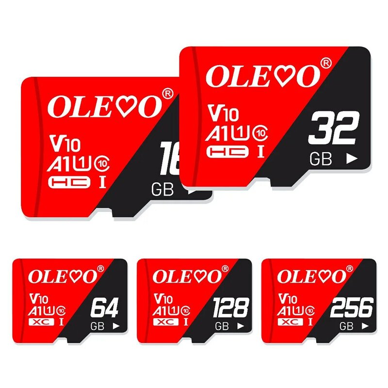 휴대폰용 마이크로 메모리 SD 카드, 플래시 고속 메모리 카드, 클래스 10, 512GB, 256GB, 128GB, 64GB, 32GB, 16GB 미니 SD TF 카드