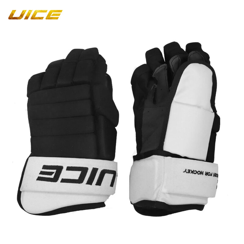 Перчатка для хоккея с шайбой, оригинальные хоккейные перчатки 10-14 дюймов, детские перчатки для хоккея на открытом воздухе, тренировочные перчатки для хоккея с шайбой