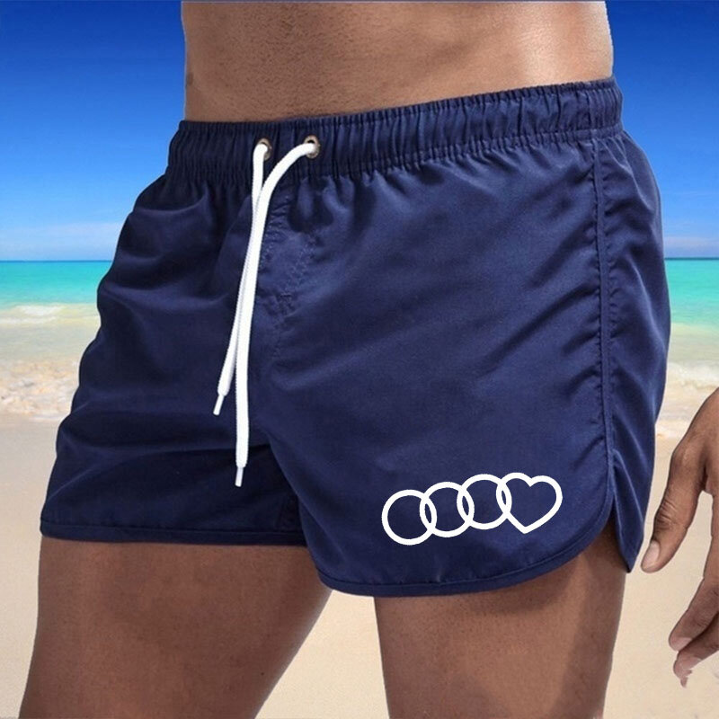 Mala de praia e natação masculina, calça fitness para verão, shorts esportivos, bolsa, ar