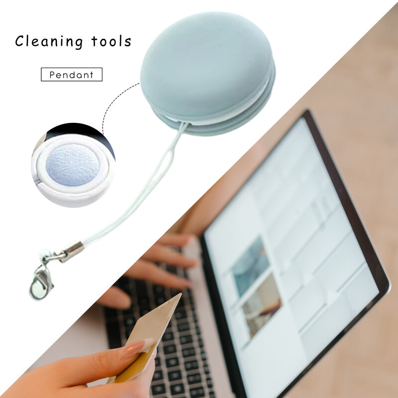 Colorful Two-Sided Lens Brush Fresh Color Cute Design Key Pendant for Cleaning Different Screen PR Sale