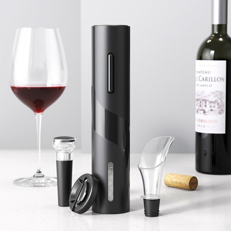 Điện mở rượu vang đỏ tự động mở nút chai rượu vang cho rượu vang đỏ cắt lá phụ kiện nhà bếp tiện ích mở chai