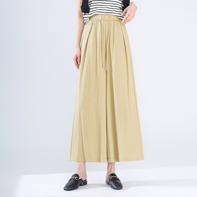 The latest women's pants casual fashion skirt net red unique personality women pants nine-point pants flared pants spring summer