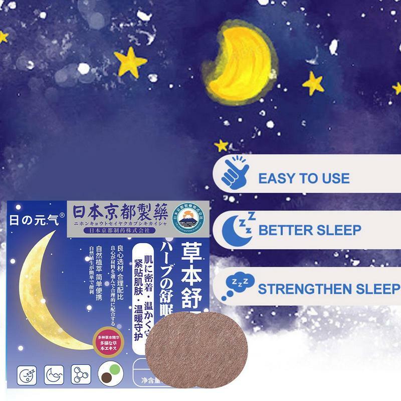 18 pezzi Sleep Aid Patch promuove cicli di sonno sani Patch naturale supporto per il sonno per tutta la notte adesivi per aiuti per bambini per adulti