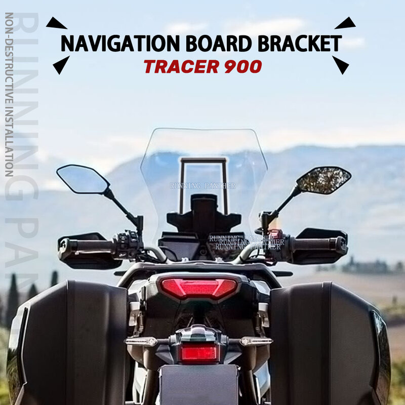New For Yamaha Tracer 900 / 9 GT Motorcycle SMART Phone GPS Navigation Plate Bracket Handlebar Adapt Holder TRACER 9 / 900 2021